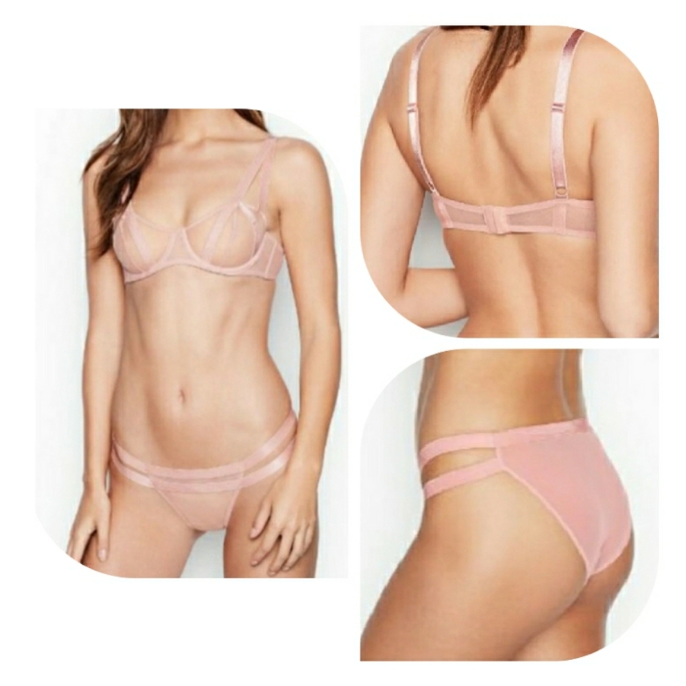 VS Lingerie Set (34DDD,M) NWT